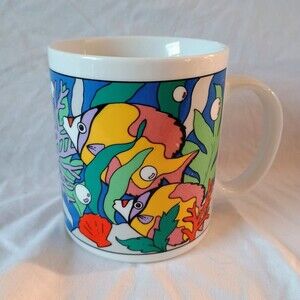 Studio Nova Miyazaki Creates Tropical Fish Coffee Mug Deep Sea Ocean